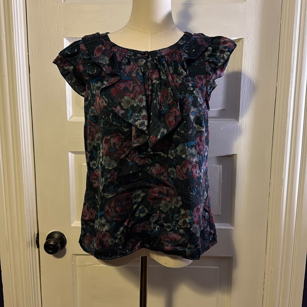 LOFT Floral Blouse
